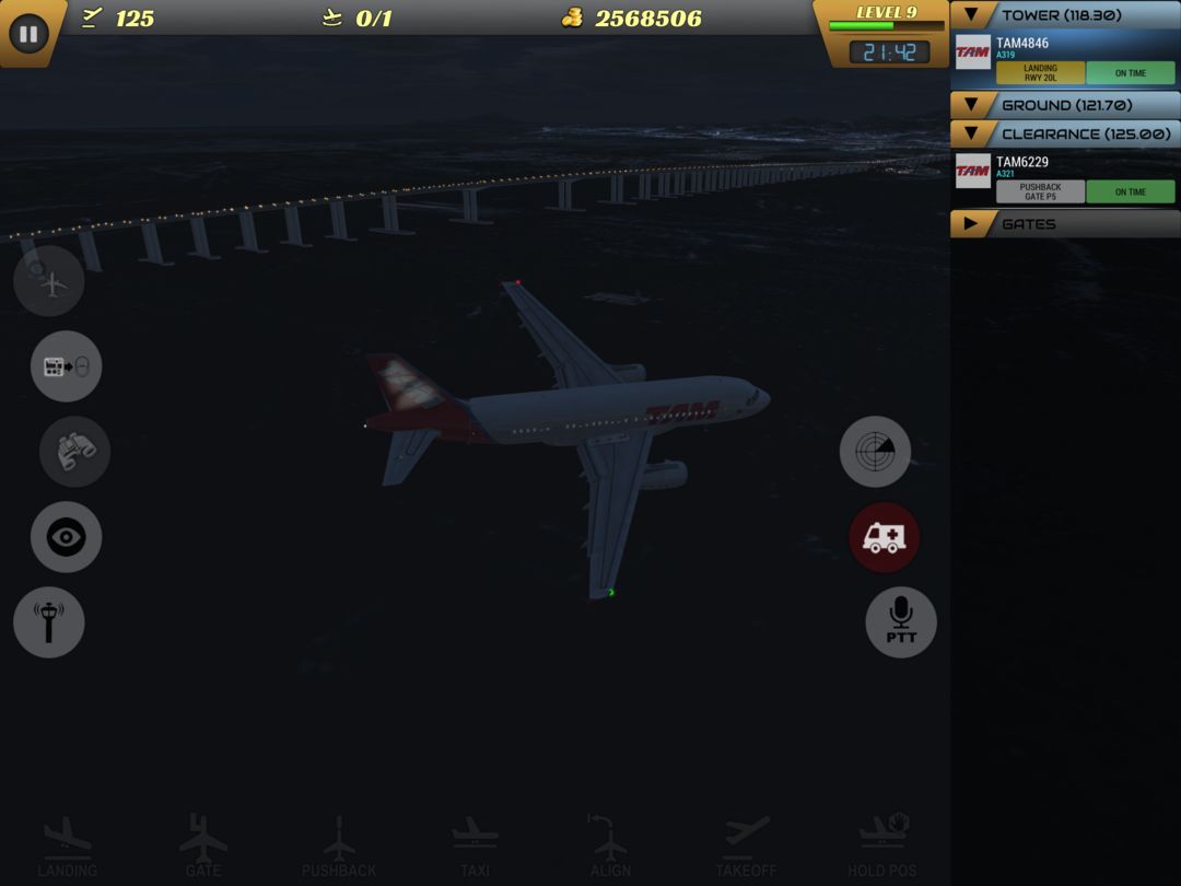 Screenshot of Unmatched Air Traffic Control