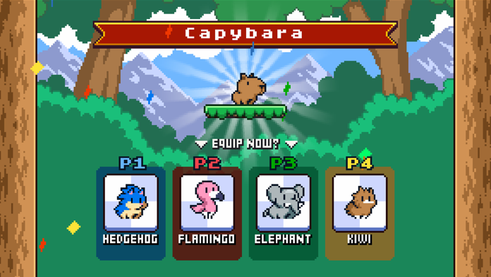 Animal Arena - 4 Player Battle Game Screenshot