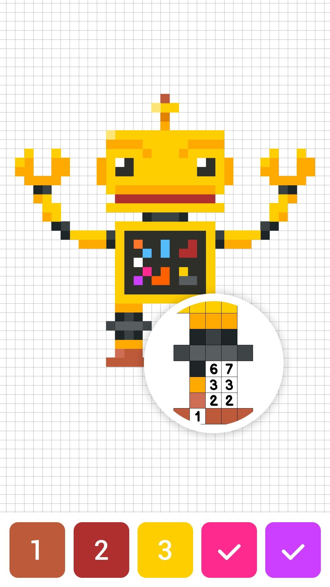 Draw.ly: 숫자로 색칠하기 게임 스크린샷