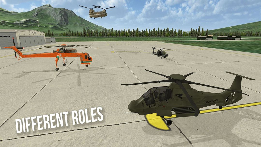 Helicopter Sim Flight Simulato ภาพหน้าจอเกม