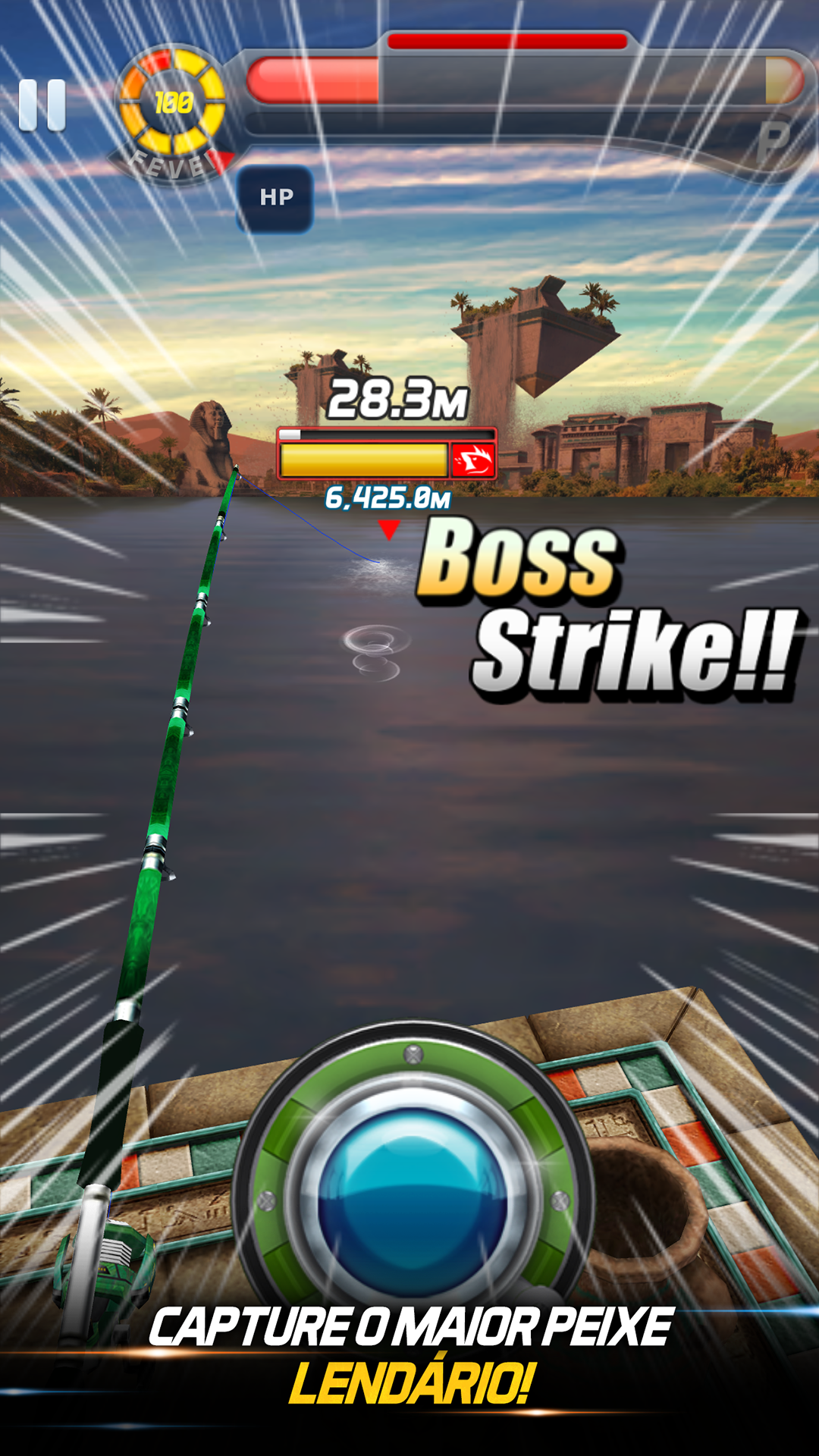 Captura de Tela do Jogo Ace Fishing: Wild Catch