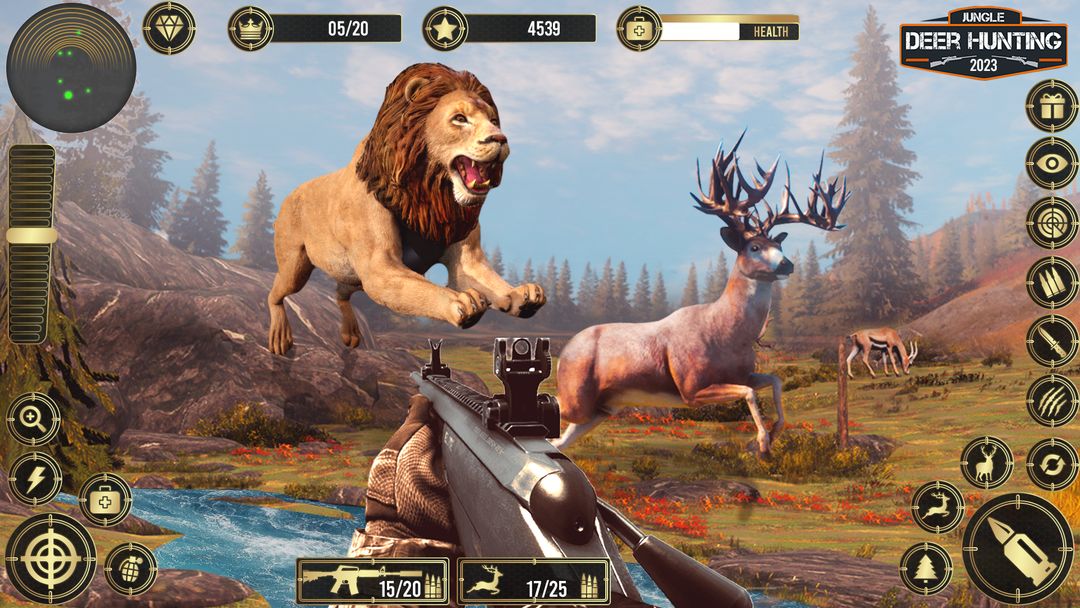 Jungle Deer Hunting Games 3D screenshot game