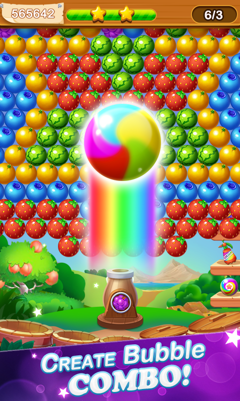 Скриншот игры Fruit Bubble Pop - Bubble Shoo