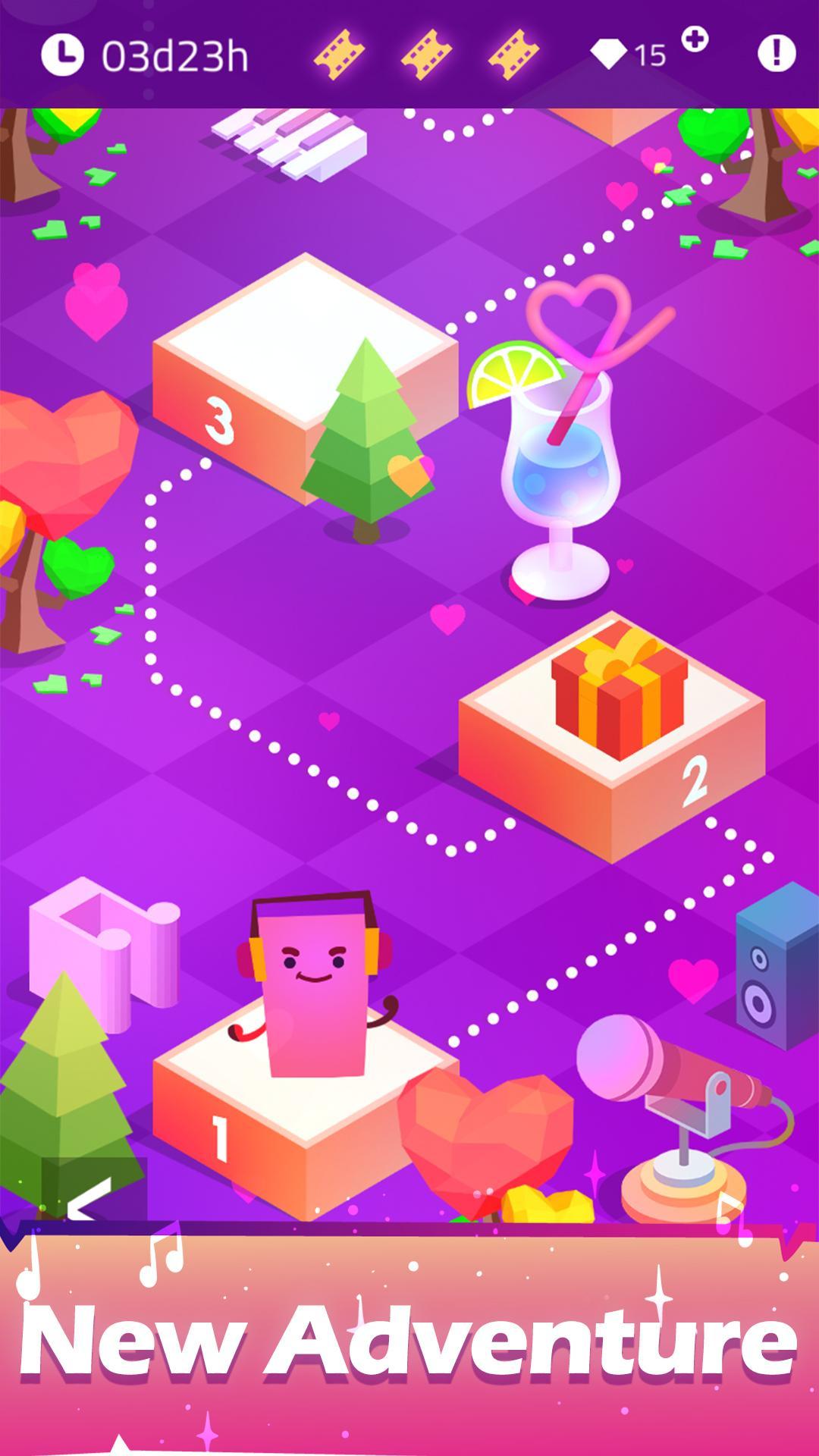 Magic Dream Tiles Game Screenshot