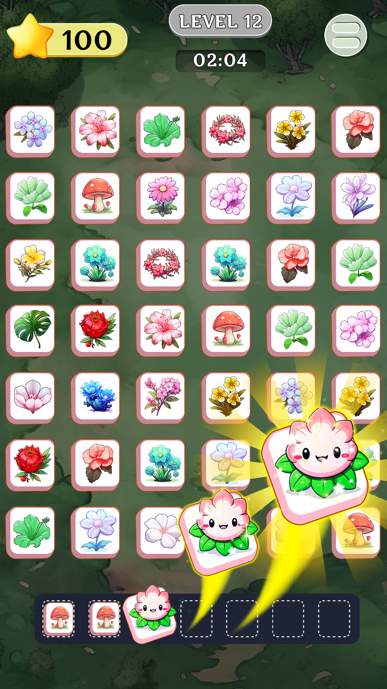 Snowy Flower Game Screenshot