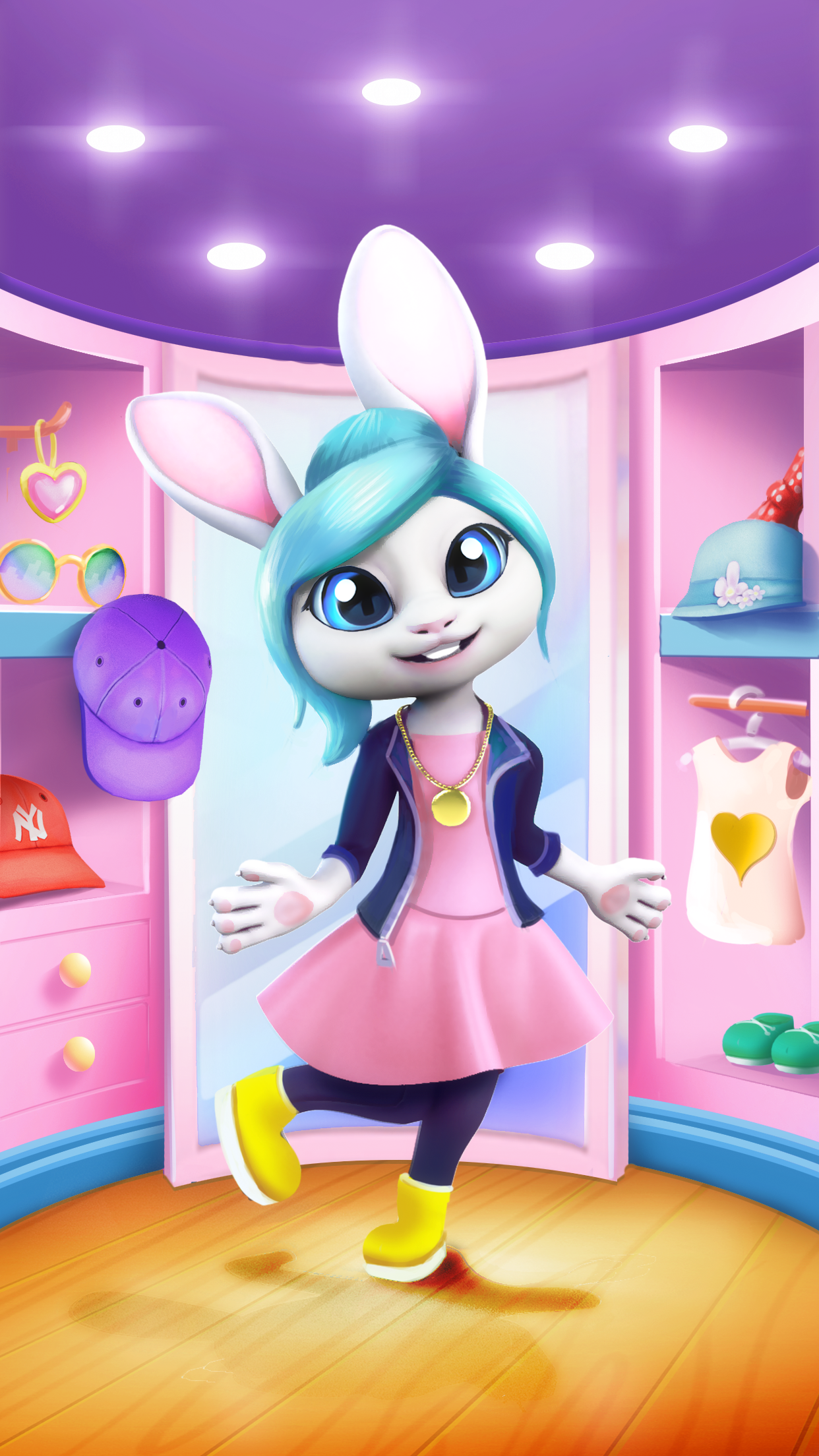 Bu Bunny - Cute pet care game Game Screenshot