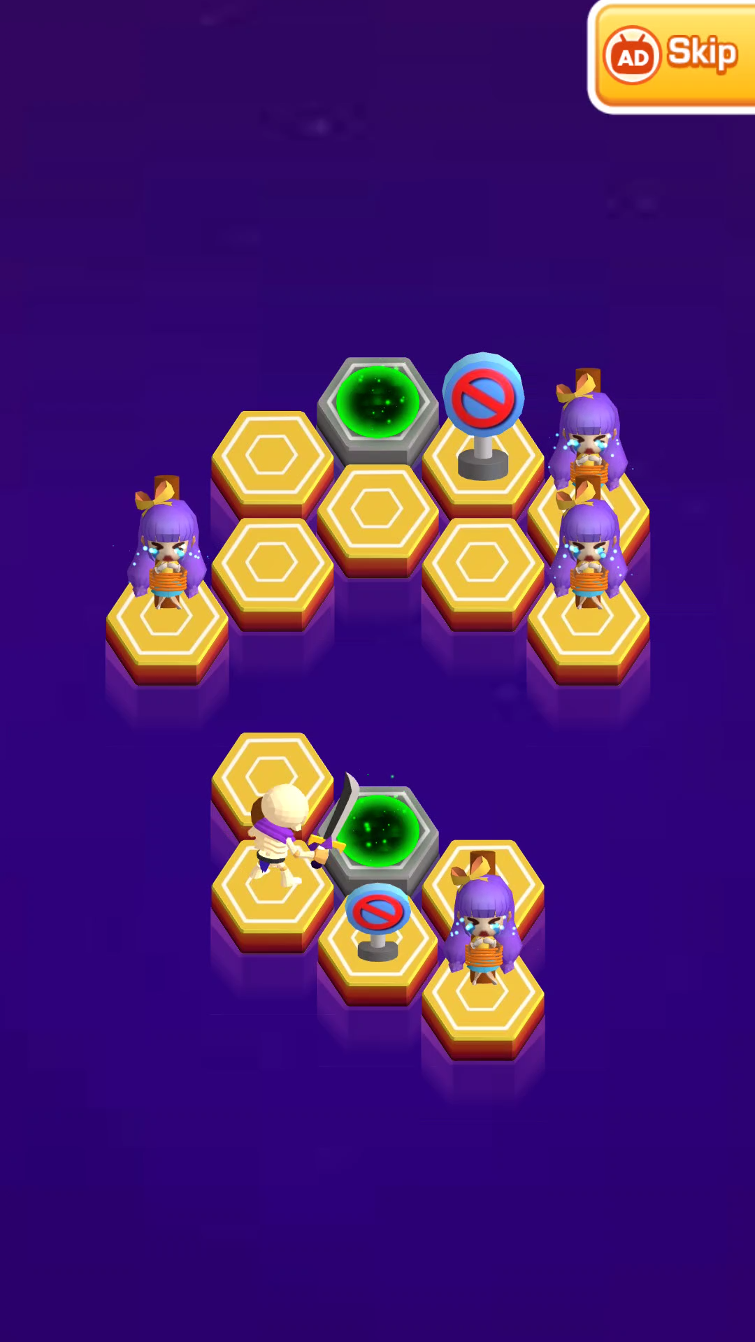 Block Skeleton Game Screenshot