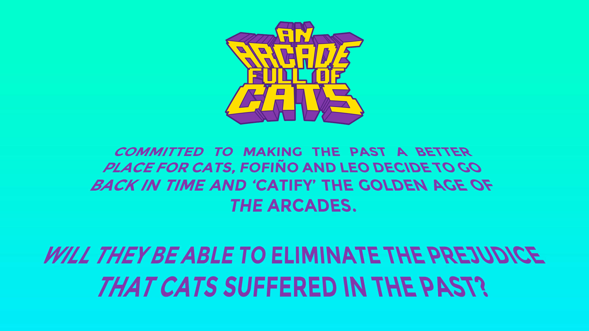An Arcade Full of Cats screenshot game