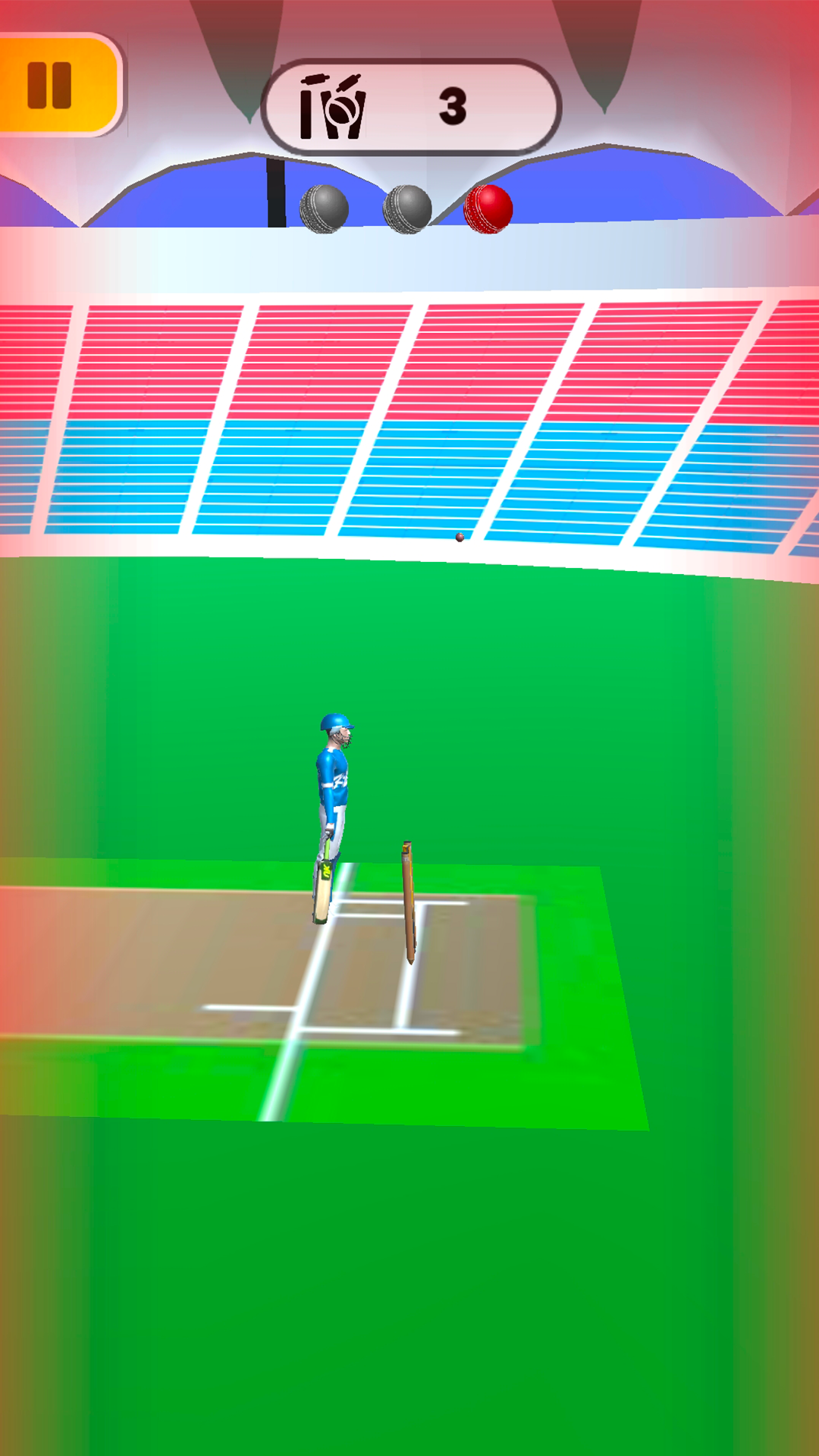 Captura de Tela do Jogo Run Out Cricket Game