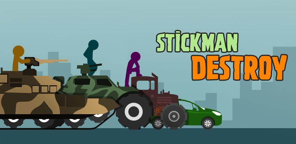 Banner of Stickman Destroy: Ragdoll-Zerstörung 1.8
