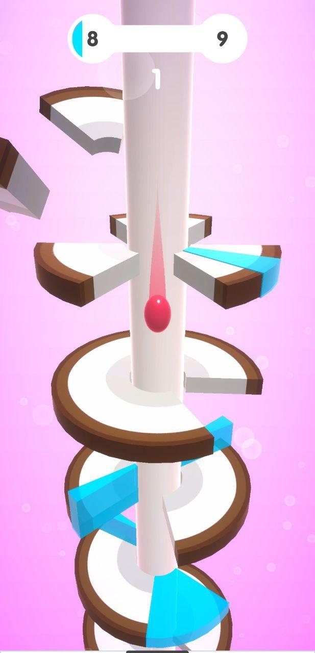 Helix Fruit Jump Adventure Game Screenshot