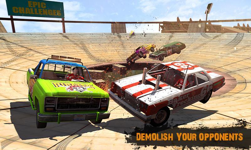 Whirlpool Demolition Derby Car 게임 스크린 샷