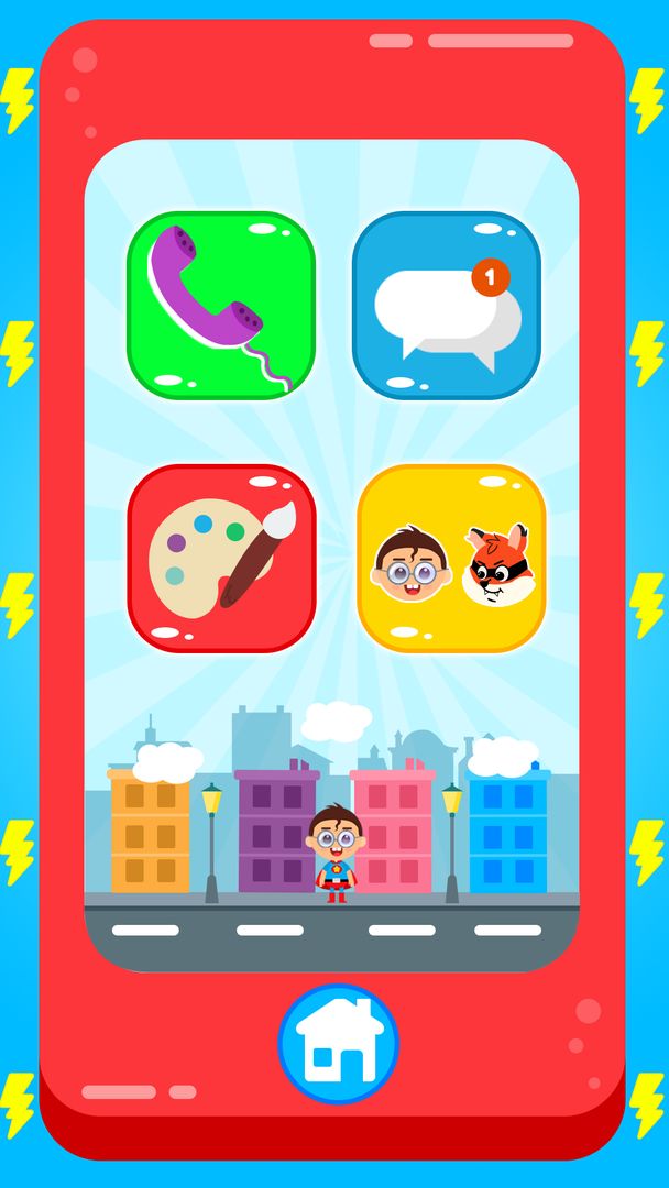 Baby Superhero Mega Phone ภาพหน้าจอเกม