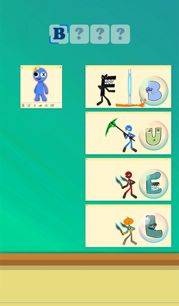 Tower Battle: Alphabet Connect Game Screenshot