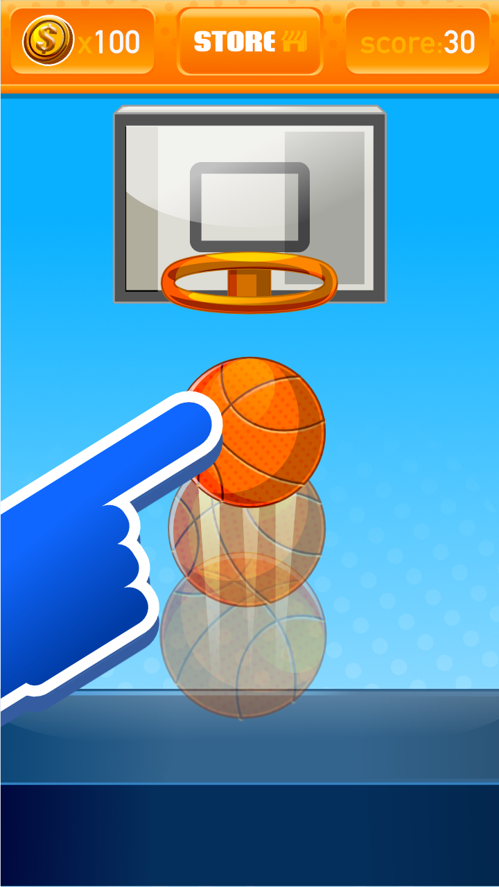 Cuplikan Layar Game Milux Basketball