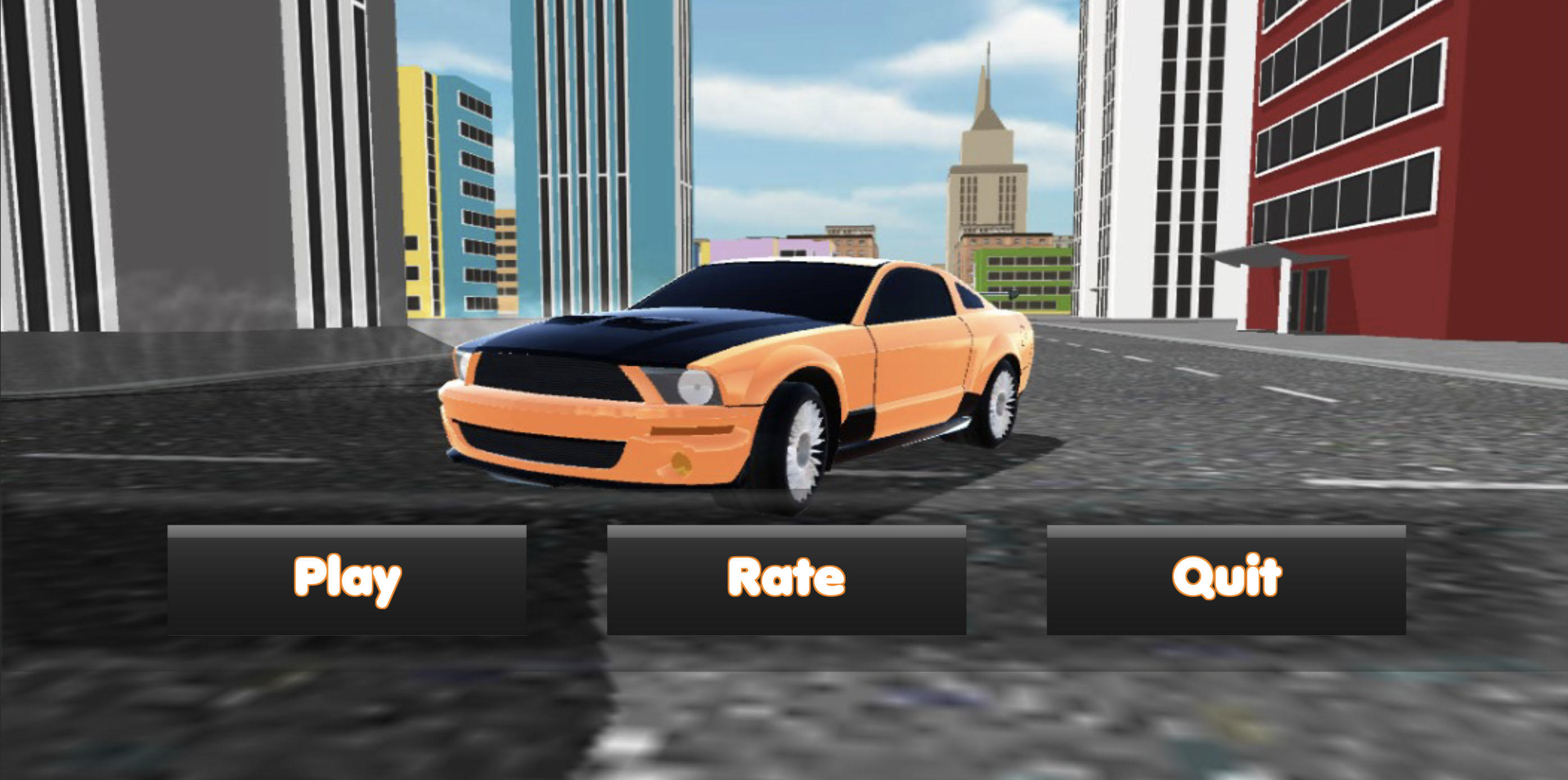 Mustang GT Drift Simulator Game Screenshot