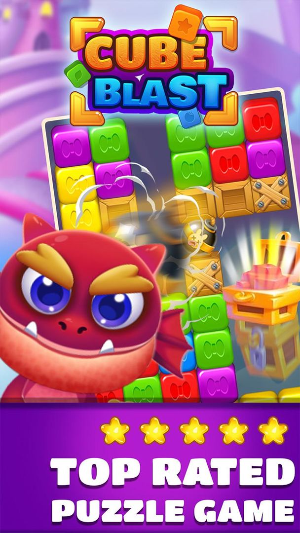 cube blast - tap the animal screenshot game