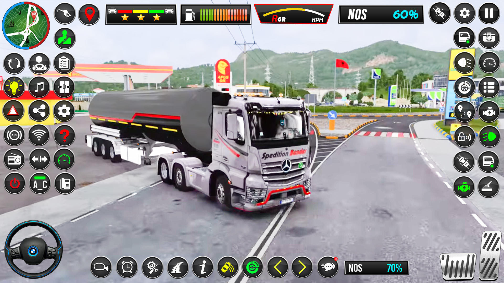 Oil Tanker Truck Driving 2023 Game Screenshot