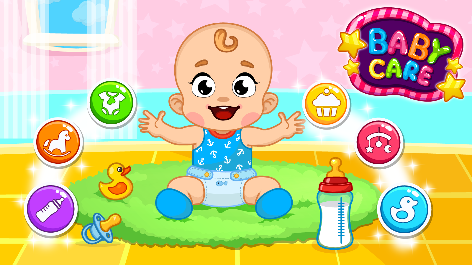 Screenshot of Baby Care, dress up kids Games
