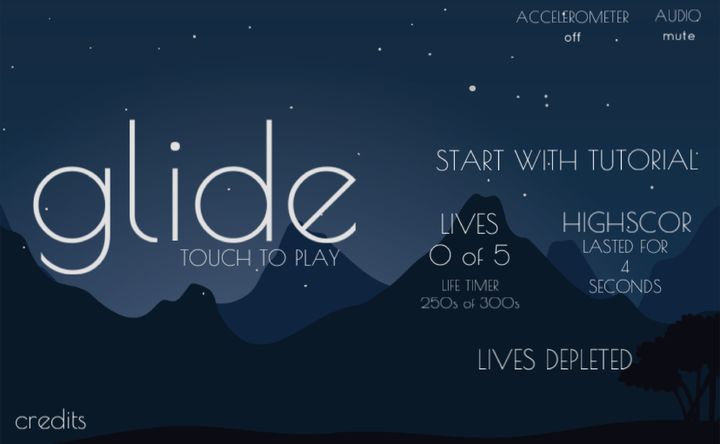 Glide! Game Screenshot
