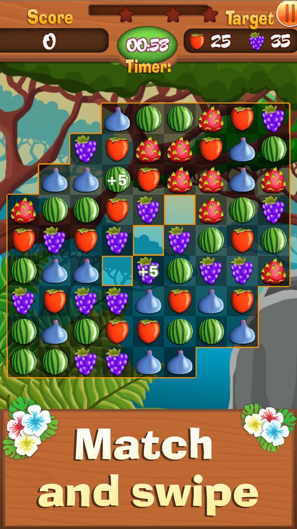 Fruit Rio Splash: Match 3遊戲截圖