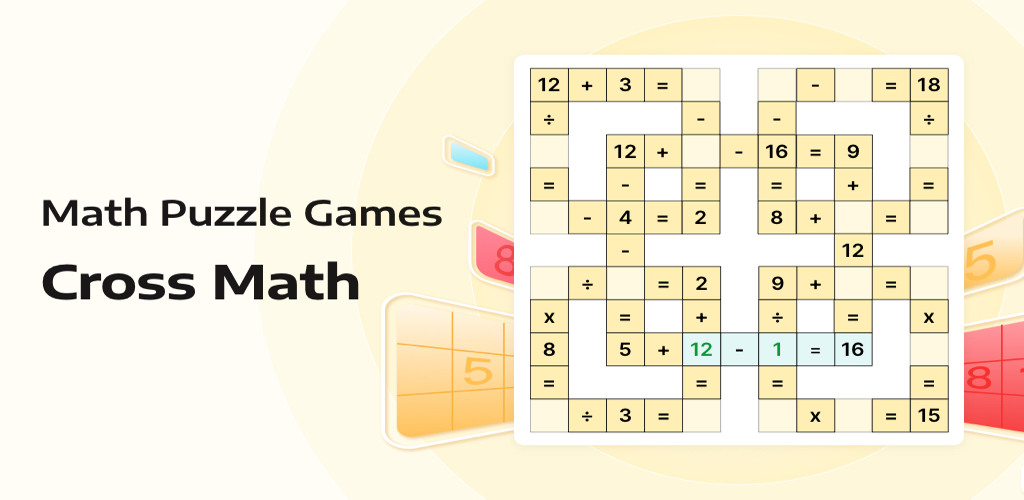 Banner of Crossmath - Math Puzzle Games 