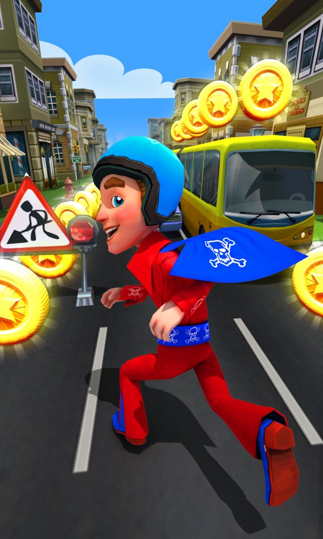 Screenshot of Subway Run 2 Superhero Runner