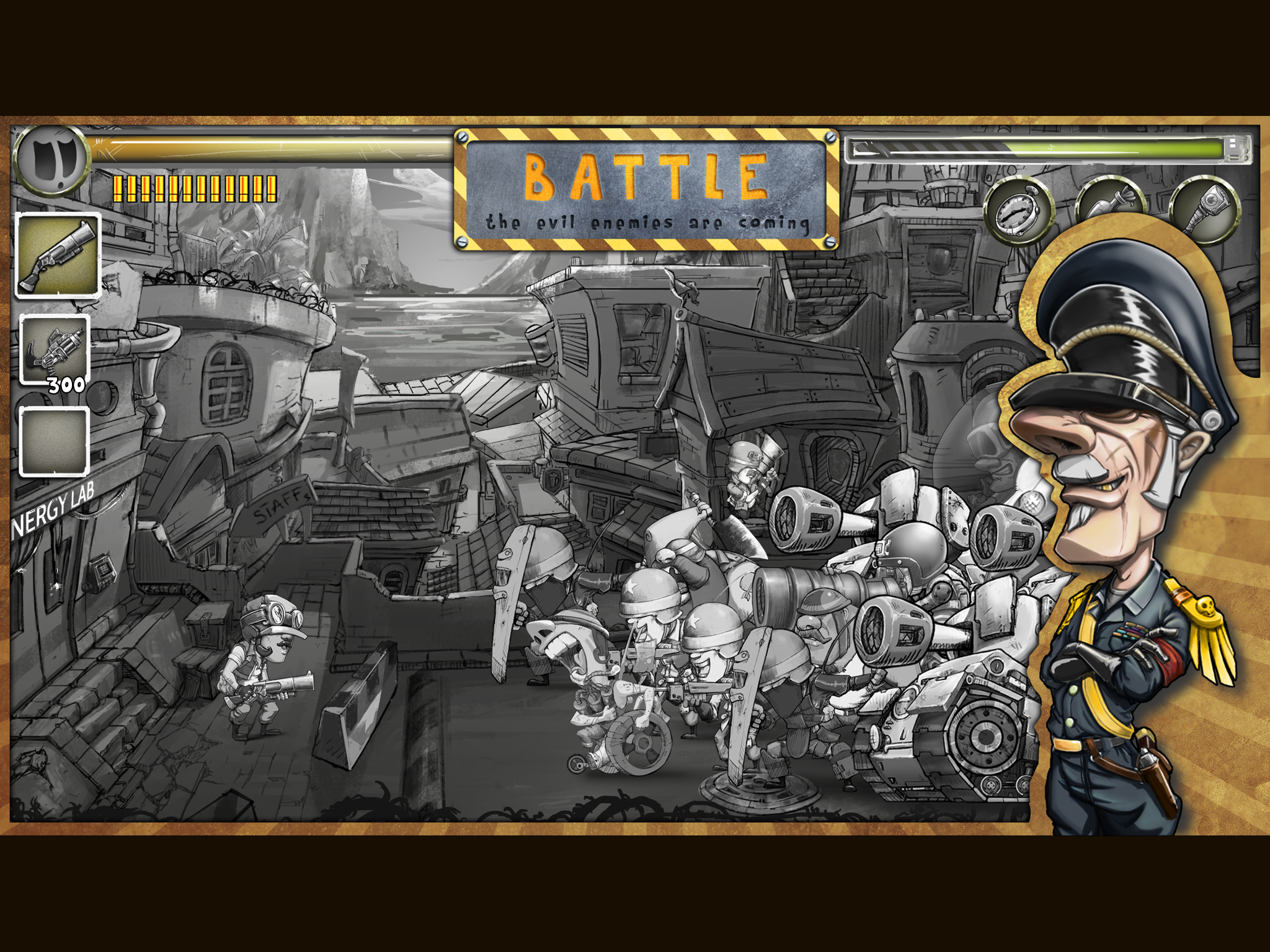 Metal Defender: Battle Of Fire Game Screenshot