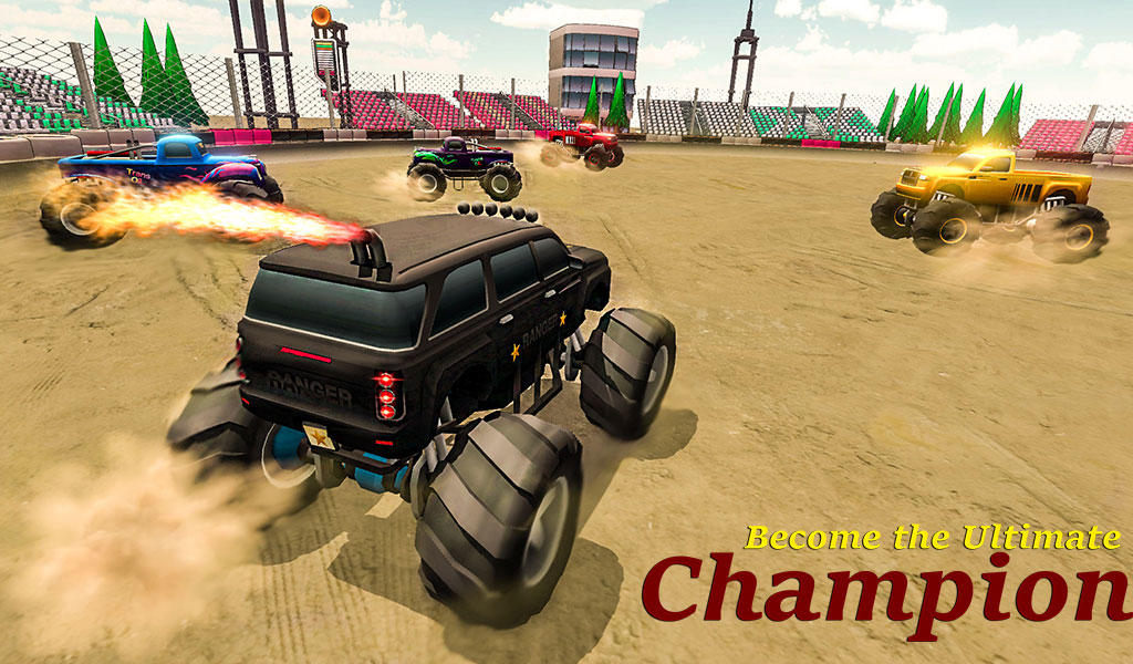 Captura de Tela do Jogo Demolition Derby-Monster Truck