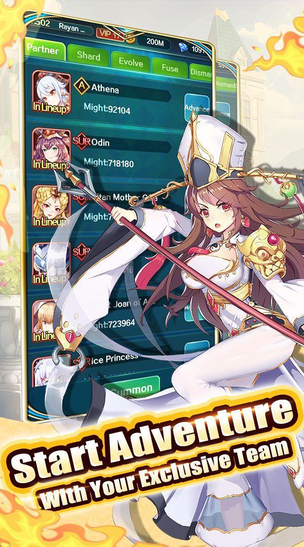 Sensual Goddess: Idle Battle Arena 遊戲截圖