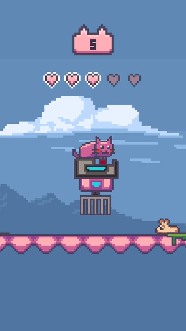 Climbing pink cat 게임 스크린 샷