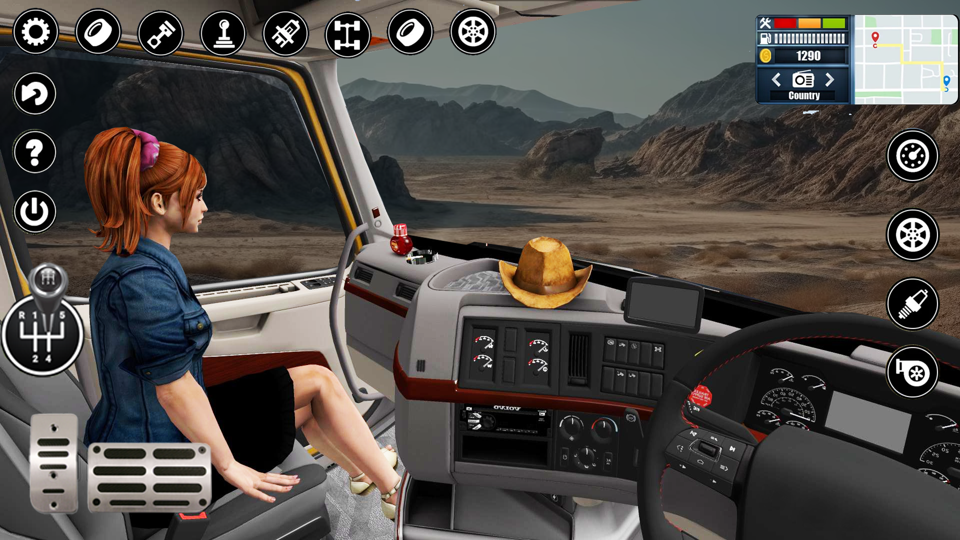 Cuplikan Layar Game Cargo Truck Sim Driving School