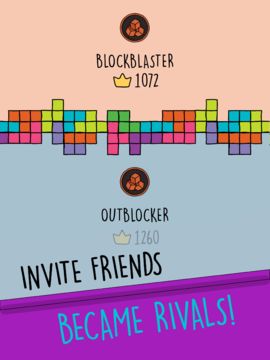Outblocked Blast Blocks Puzzle Game Screenshot