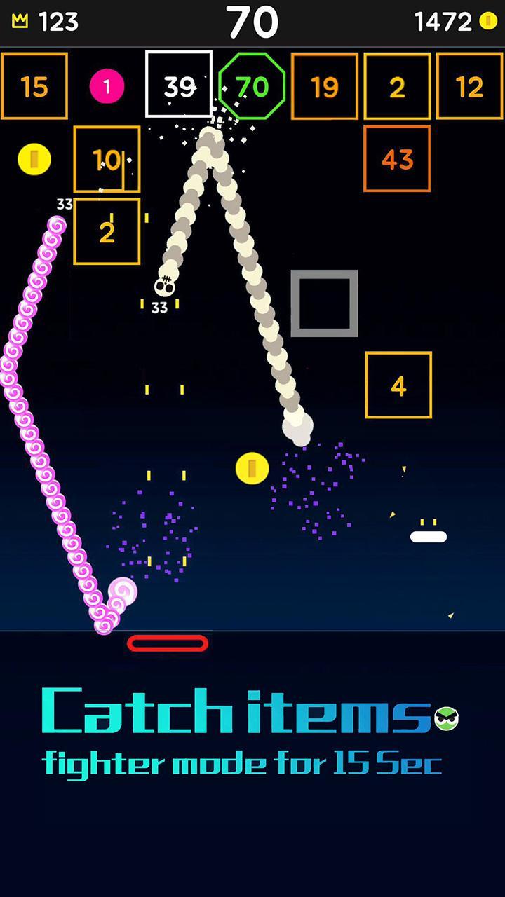 Snake Bricks Game Screenshot