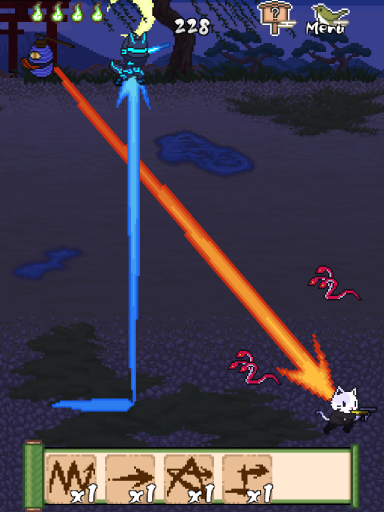 Wan Nyan Slash Game Screenshot