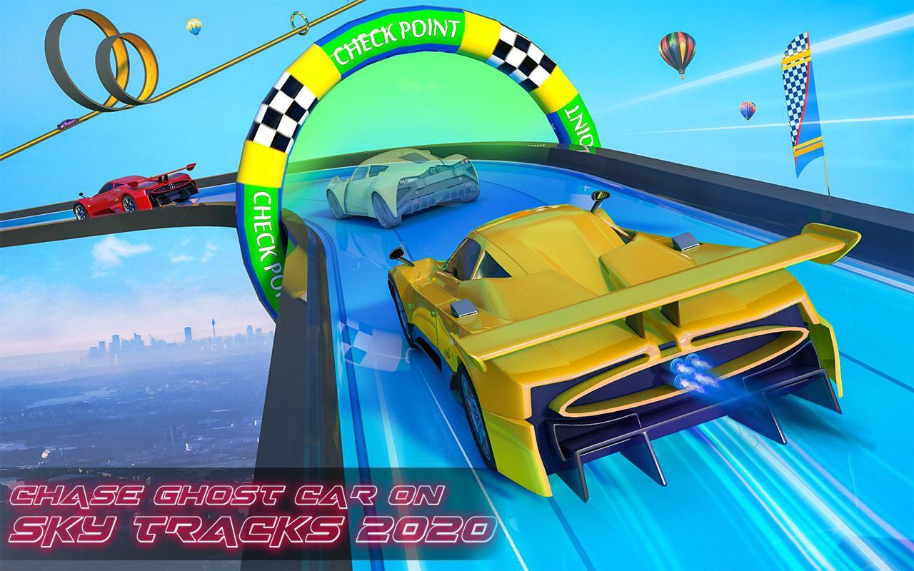 Cuplikan Layar Game Xtreme Car Stunt Race Car Game