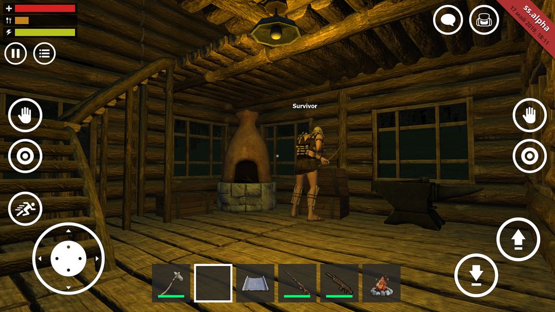 Screenshot of Survival Simulator