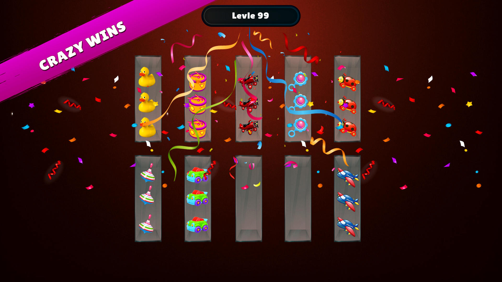 Toy Box Sort Puzzle Game Screenshot