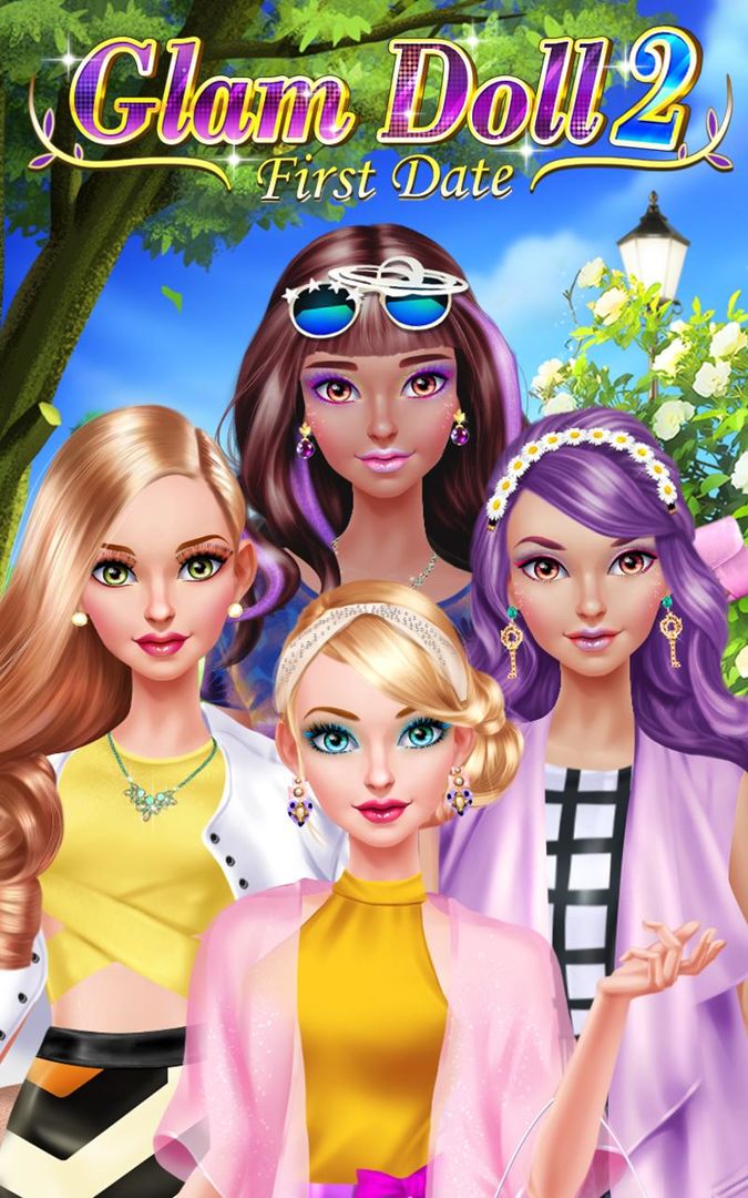 Glam Doll Salon: First Date 2 게임 스크린 샷