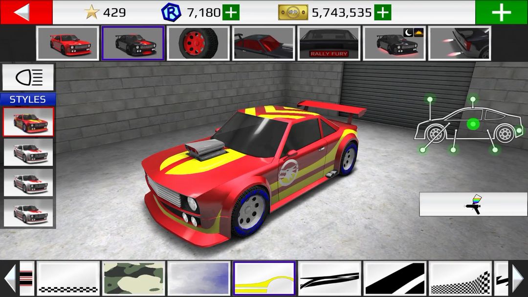 Screenshot of Rally Fury - Extreme Racing