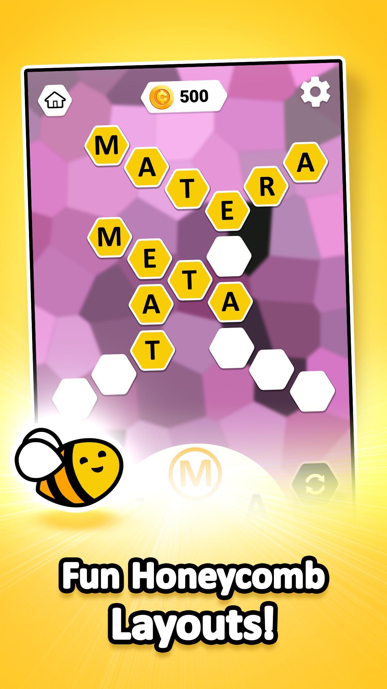 Captura de Tela do Jogo Spelling Bee - Crossword Puzzle Game