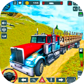 Wood Cargo Truck Driving Games