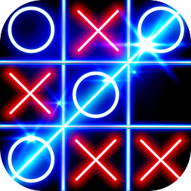 Tic Tac Toe Glow: 2 Players