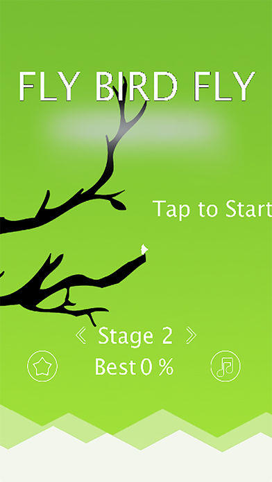 Fly Bird Fly: White Edition Game Screenshot