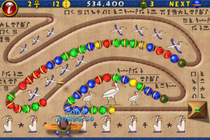 LUXOR screenshot game