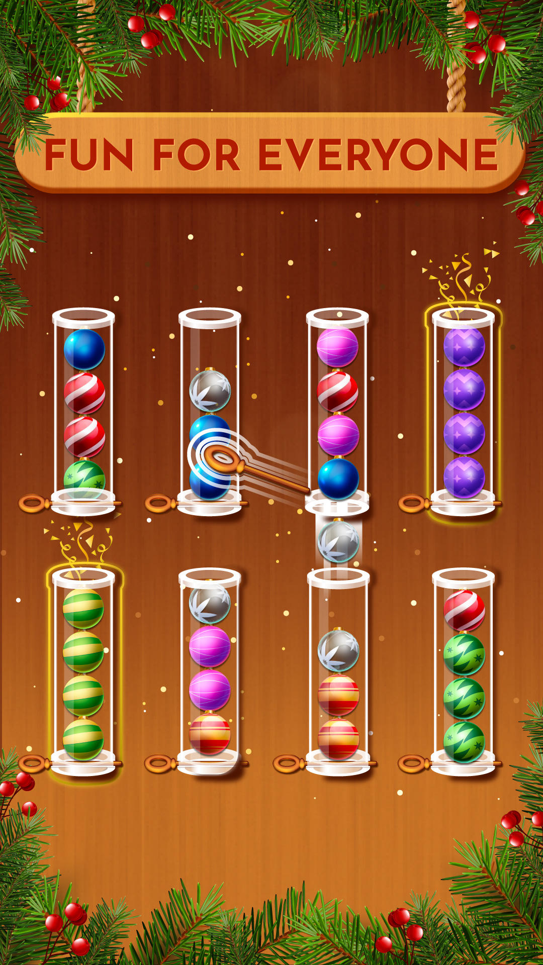 Woody Sort: Ball Sort Puzzle Game Screenshot