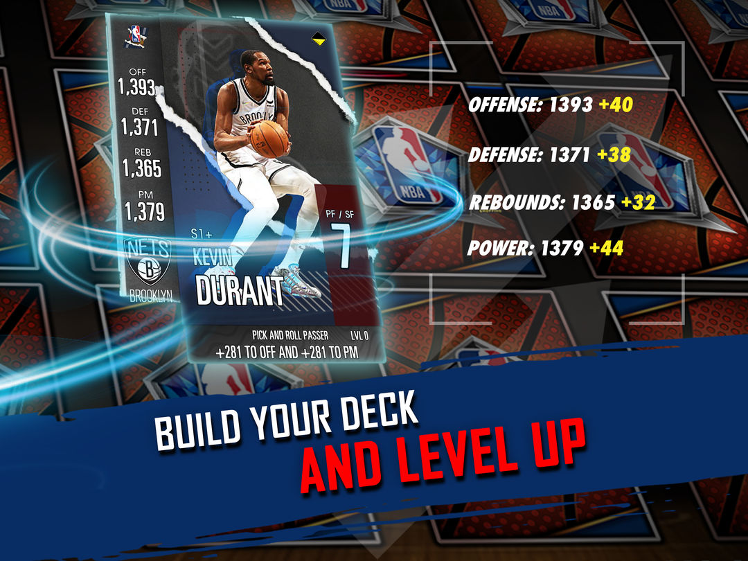 Screenshot of NBA SuperCard Basketball Game