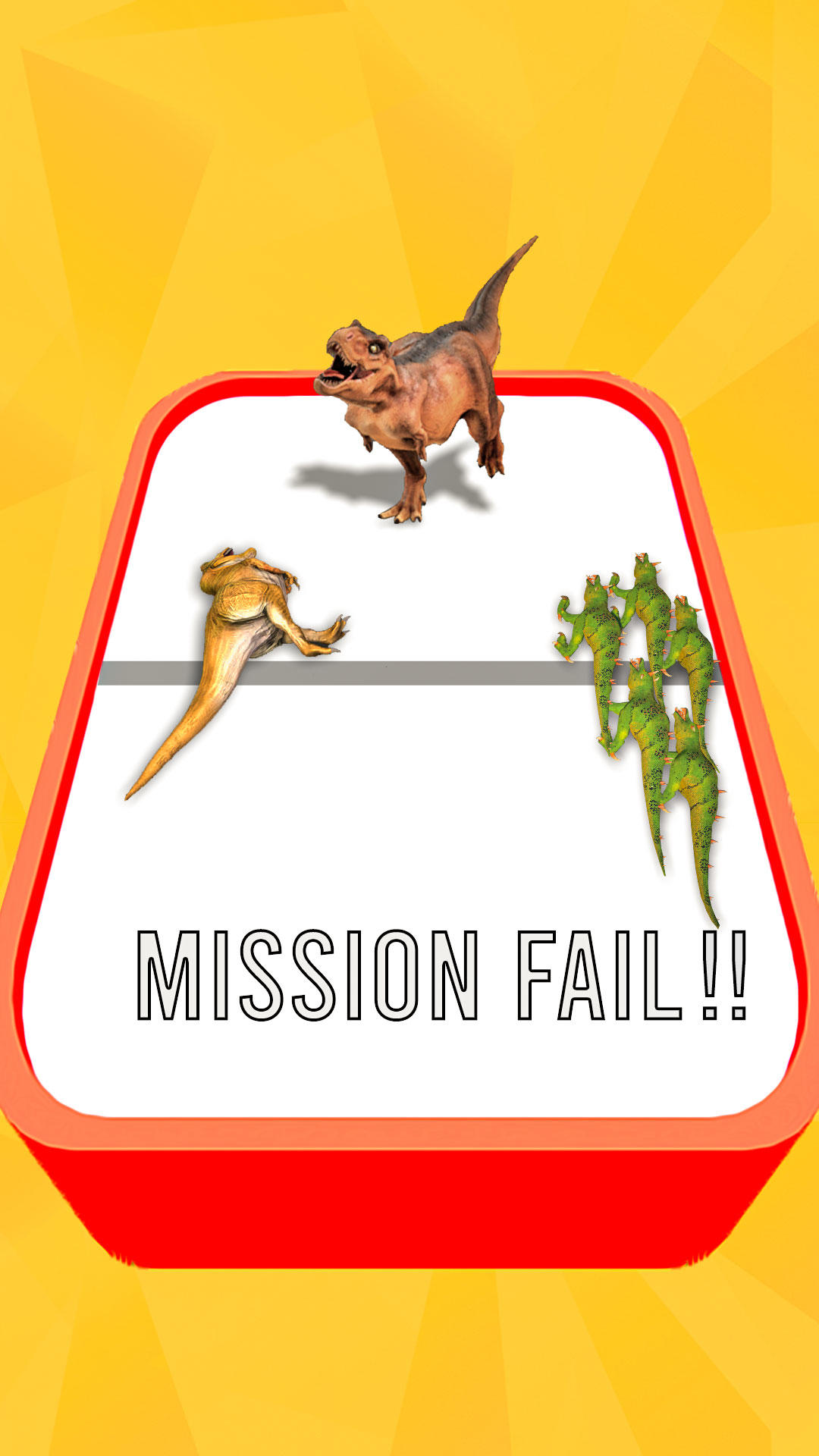 Скриншот игры Merge Battle: Dinosaurs Games