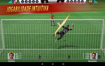 Captura de Tela do Jogo Soccer Shootout