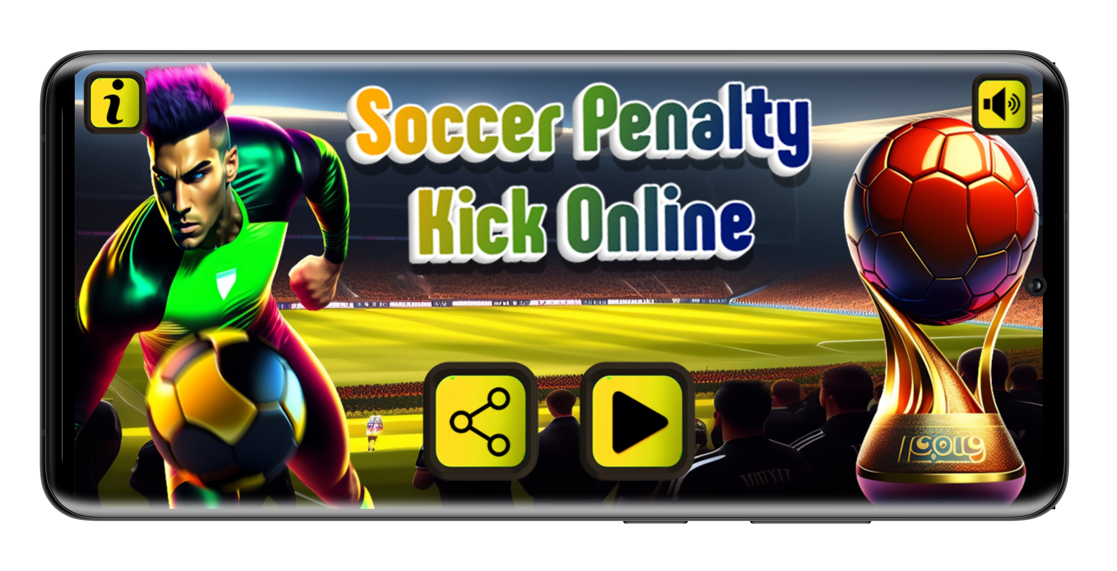 Cuplikan Layar Game Soccer Penalty Kick Players